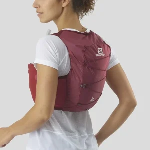 Dernières Nouveautés SALOMON ACTIVE SKIN 8 W SET EARTH RED/CABERNET 22 9