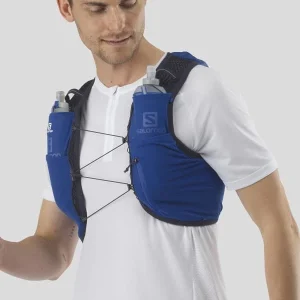 magasin pour SALOMON ACTIVE SKIN 8 SET NAUTICAL BLUE/MOOD INDIGO 22 7