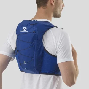 magasin pour SALOMON ACTIVE SKIN 8 SET NAUTICAL BLUE/MOOD INDIGO 22 9