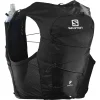 SALOMON ACTIVE SKIN 8 SET BLACK/BLACK 23 luxe soldes 13