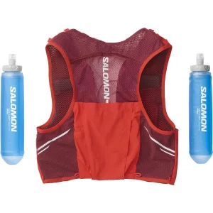 SALOMON SENSE PRO 2 WITH FLASKS FIERY RED/CABERN 23 qualité supérieure 9