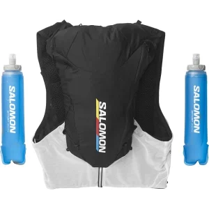 prix pas cher SALOMON ADV SKIN 12 RACE FLAG BLACK/WHITE 23 9